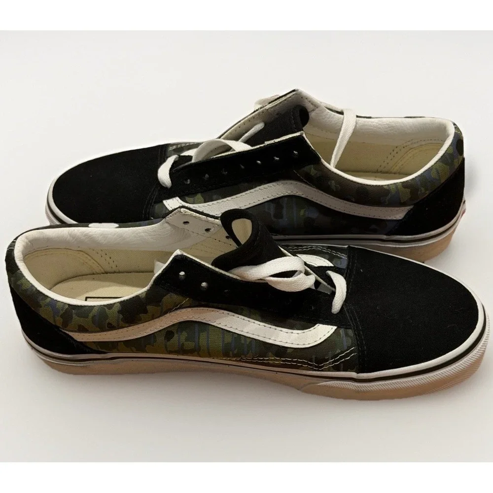 Vans Old Skool Camo Sneakers‎ Size 10 Women 8.5 Men NWOB